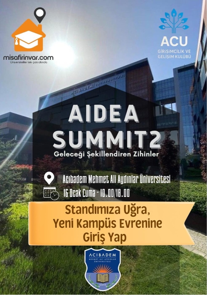 Geleceği Şekillendiren Zihinlerle Acıbadem’de Buluşuyoruz!