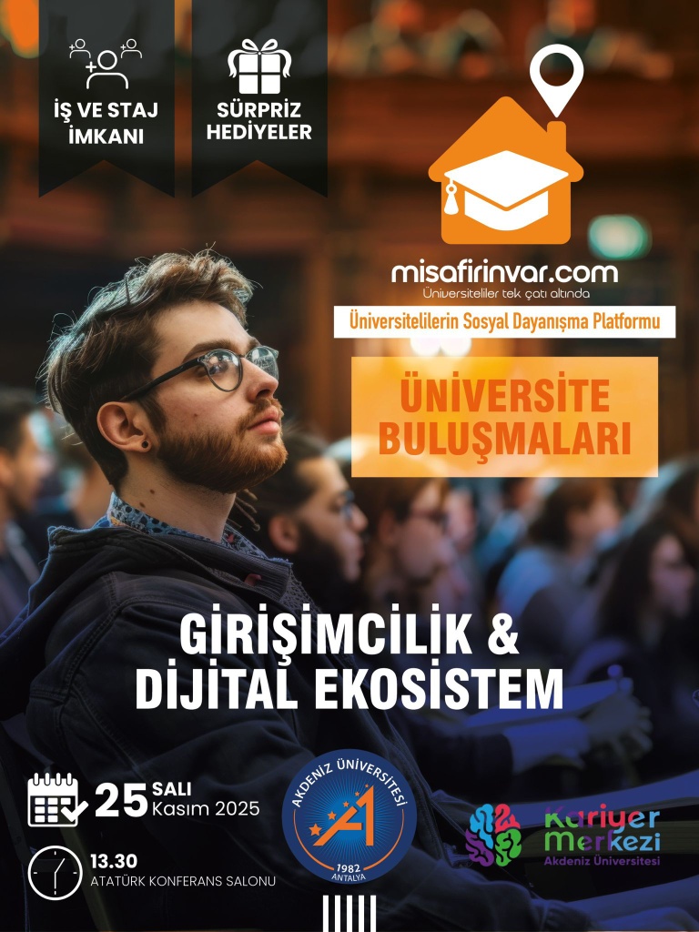 Akdeniz Üniversitesi'nde MisafirinVar Rüzgarı Esti: Girişimcilik ve Dayanışma Buluşması!