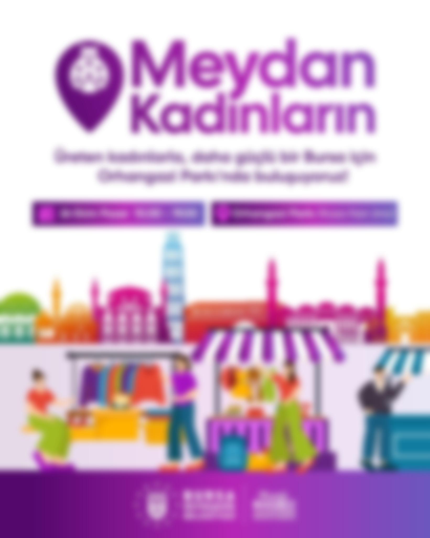 BURSADA MEYDAN KADINLARIN